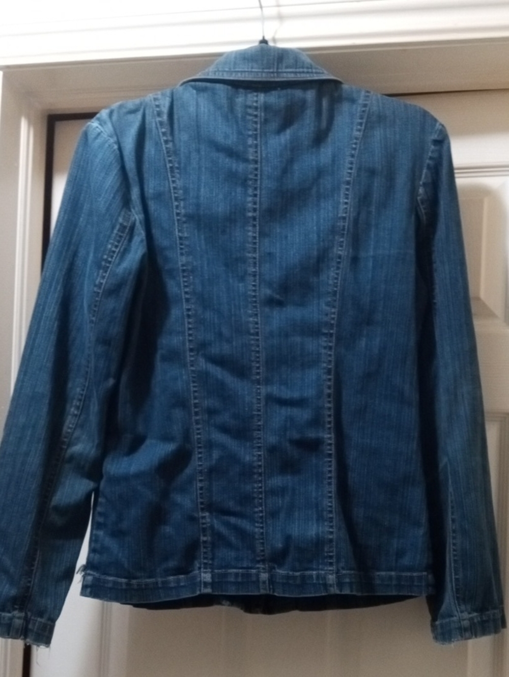 Denim Blazer Jacket - Blue - Picture 4 of 5